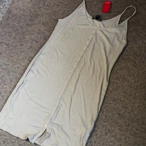 Mini Beige Bodycon Dress